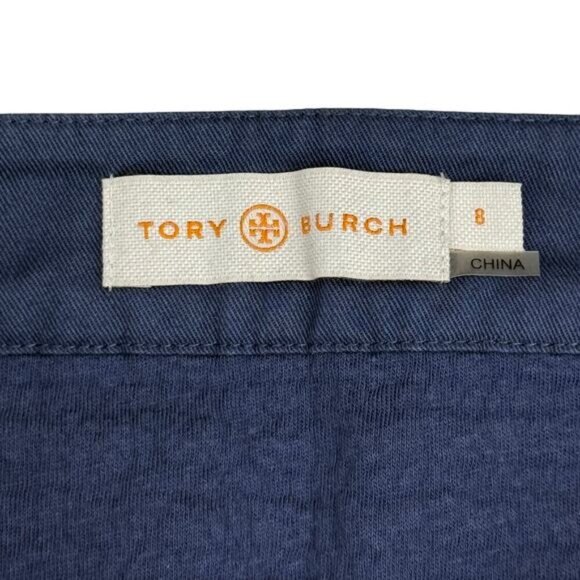 TORY BURCH Raffia A-Line Tweed Fringe Skirt Sz 8 Black White - Picture 5 of 6